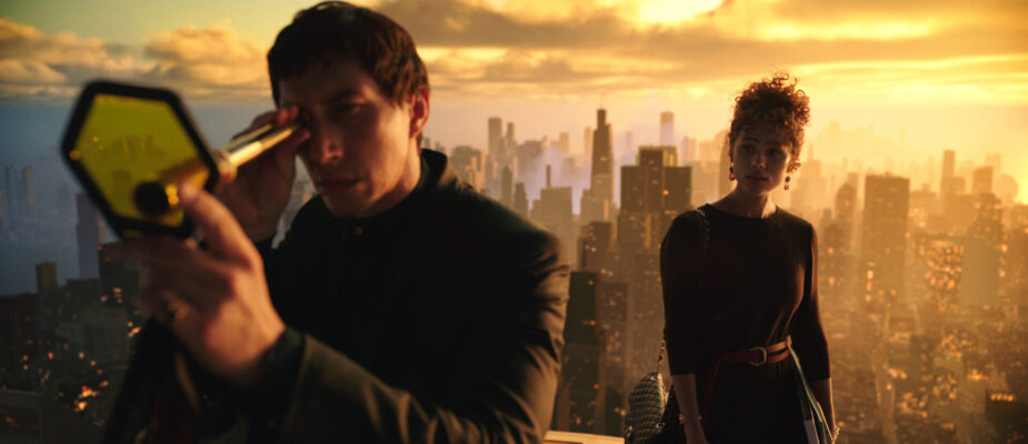 A film still from Megalopolis