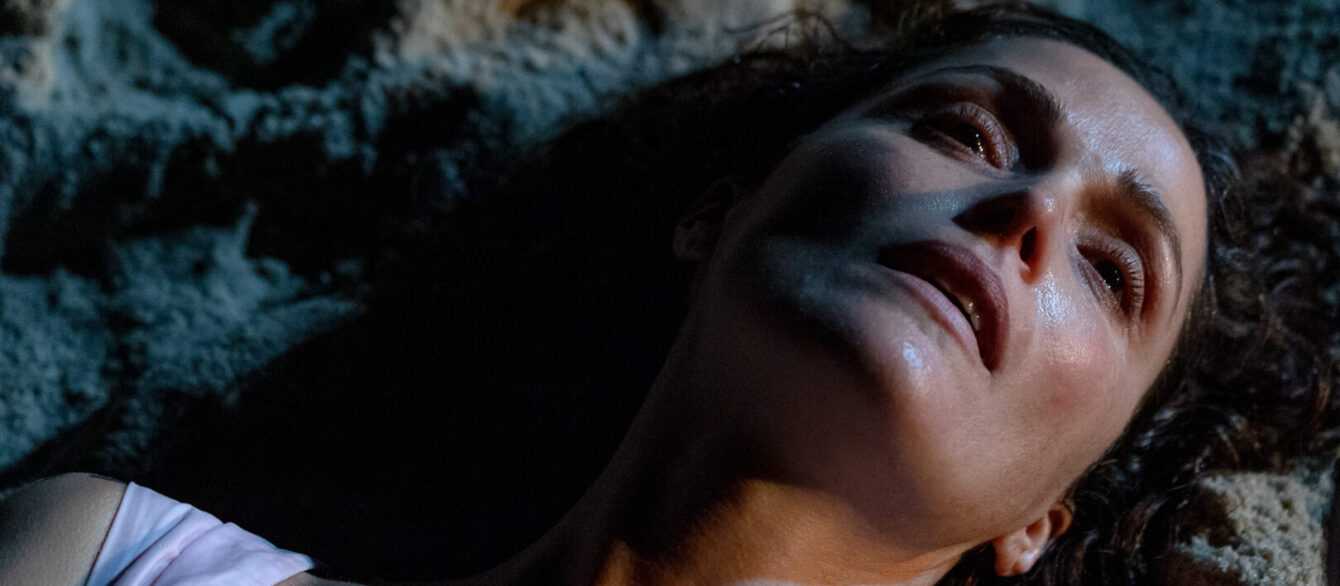 A film still from If I Had Legs I'd Kick You. Photo by Logan White. Courtesy of A24