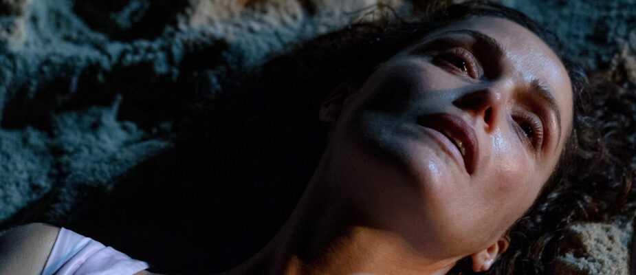 A film still from If I Had Legs I'd Kick You. Photo by Logan White. Courtesy of A24