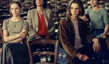 A film still from The Devil, Probably by Robert Bresson