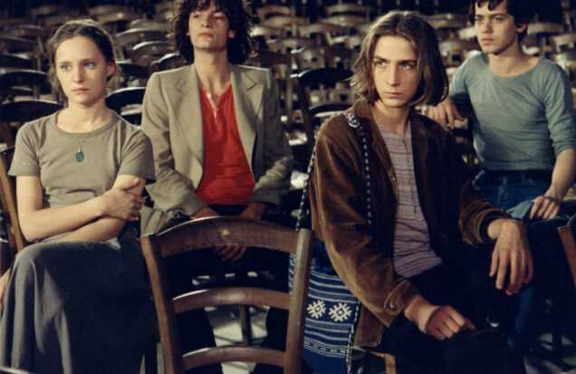 A film still from The Devil, Probably by Robert Bresson