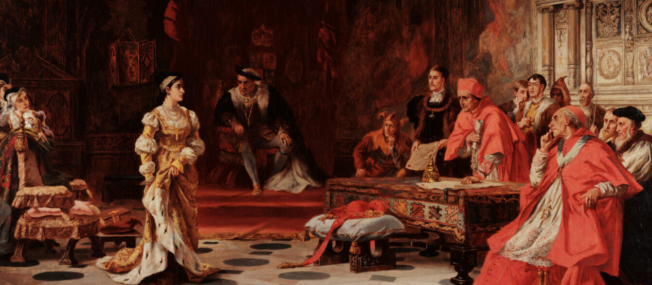 "Katherine of Aragon Denounced Before King Henry VIII and His Council"