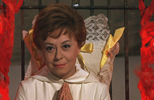 A film still from Juliet of the Spirits