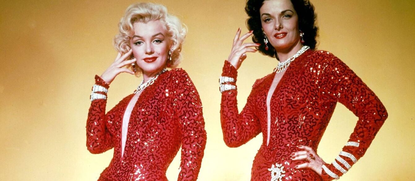A film still from Gentlemen Prefer Blondes
