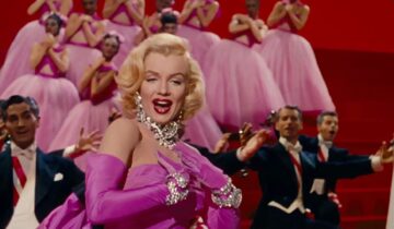 A film still from Gentlemen Prefer Blondes