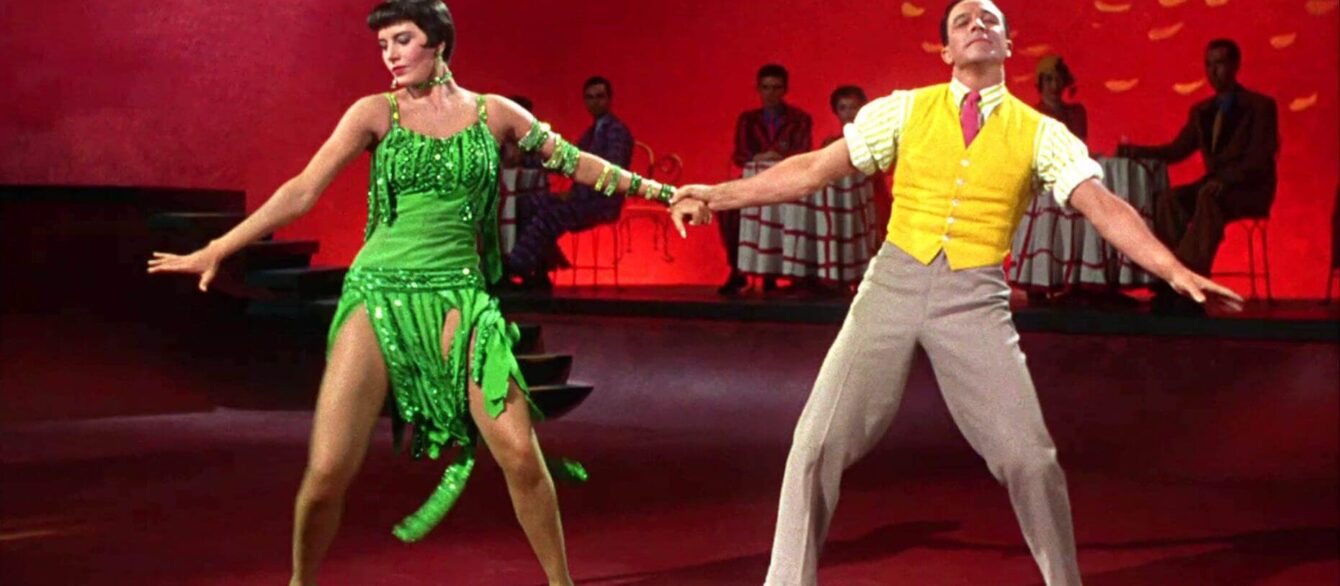 A film still from Singin in the Rain