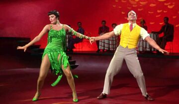 A film still from Singin in the Rain