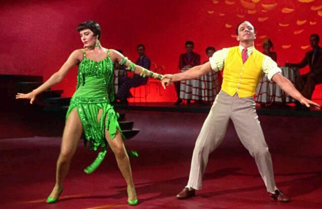 A film still from Singin in the Rain