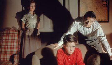 A film still from Bigger Than Life