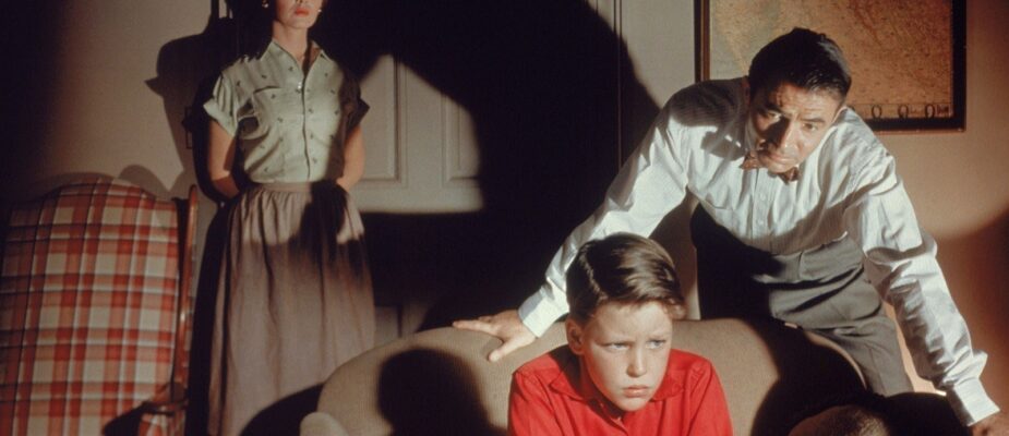 A film still from Bigger Than Life