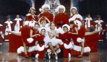 A film still from White Christmas