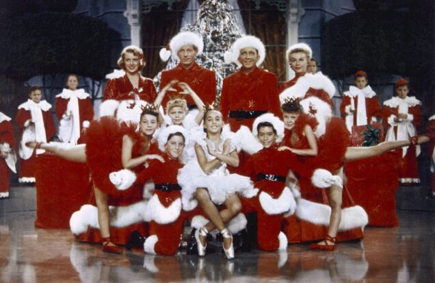 A film still from White Christmas