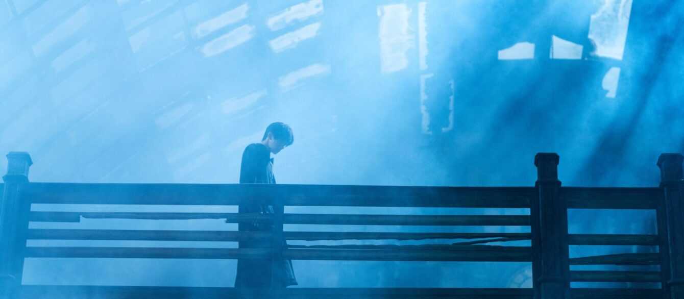 A film still from Resurrection featuring Jackson Yee.