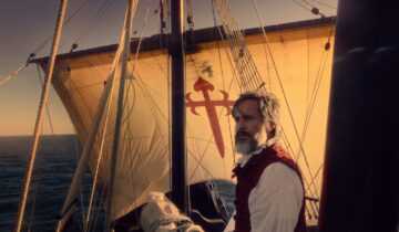 A film still from Magellan.