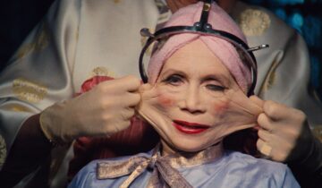 A film still from Brazil by Terry Gilliam.