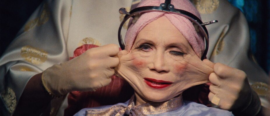 A film still from Brazil by Terry Gilliam.