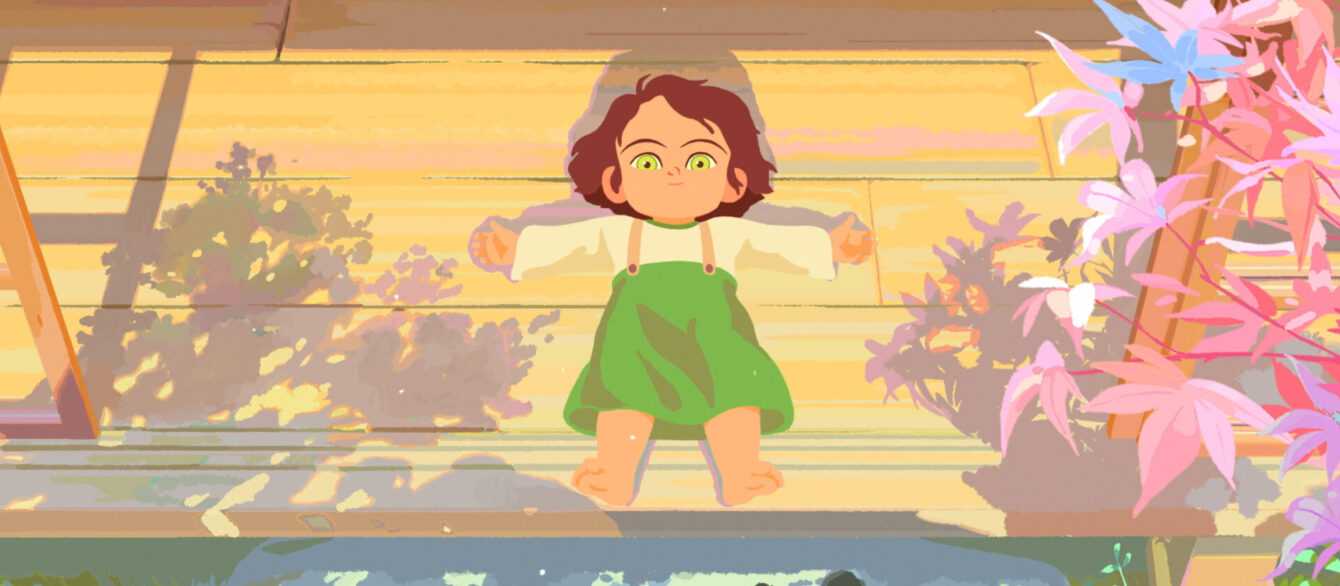 A film still from Little Amélie or the Character of Rain