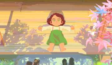 A film still from Little Amélie or the Character of Rain