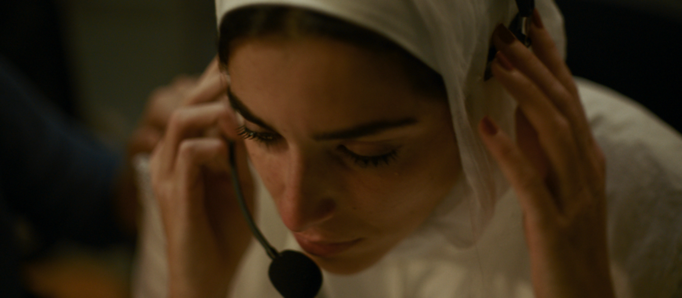 A film still from The Voice of Hind Rajab