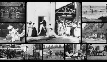 A film still from Lumiere, Le Cinema!