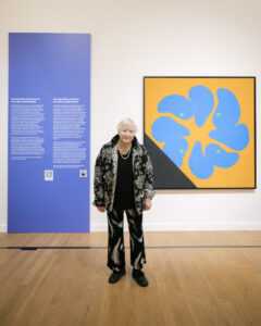 Jean Reed Roberts at the Members' Preview