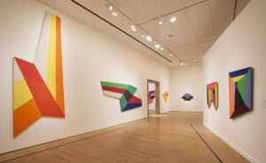 Installation photograph of the exhibition Paul Reed: A Retrospective, at the Oklahoma City Museum of Art, November 22, 2025-April 12, 2026, © Paul and Esther Reed Trust, photo © Oklahoma City Museum of Art