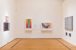 Installation photograph of the exhibition Paul Reed: A Retrospective, at the Oklahoma City Museum of Art, November 22, 2025-April 12, 2026, © Paul and Esther Reed Trust, photo: Missy Mayo Photography