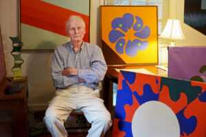 Reed in his home in Arlington, Virginia