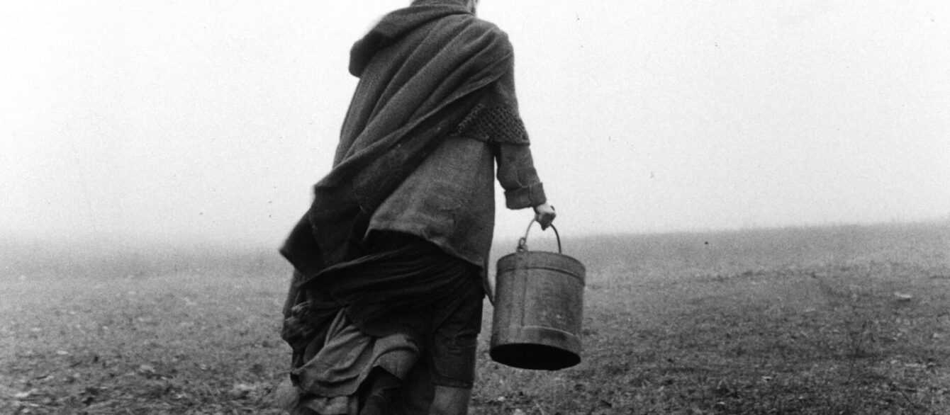 A film still from The Turin Horse by Bela Tarr