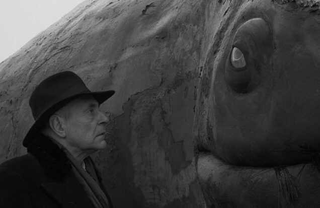 A film still from Werckmeister Harmonies by Bela Tarr.