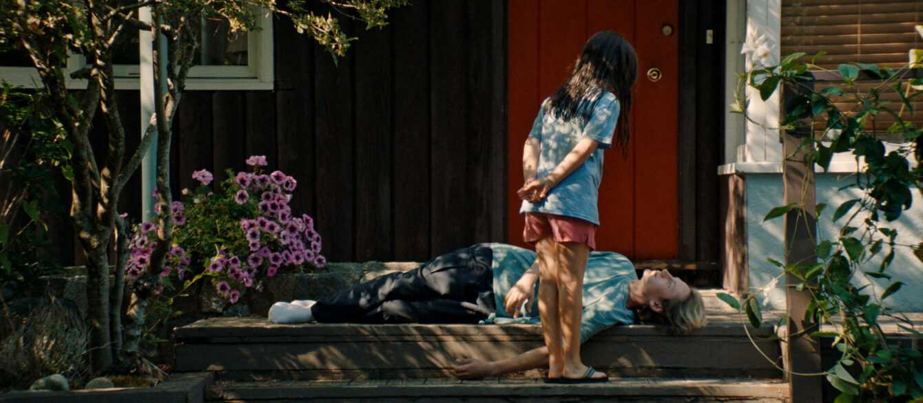 A film still from Blue Heron.