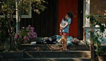 A film still from Blue Heron.