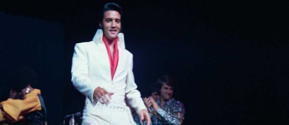 A film still from EPiC: Elvis Presley in Concert