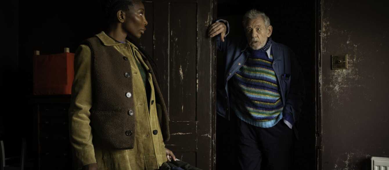 THE CHRISTOPHERS STILL 1 Michaela Coel and Ian McKellen Courtesy of NEON