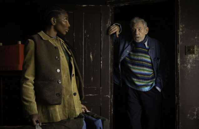 THE CHRISTOPHERS STILL 1 Michaela Coel and Ian McKellen Courtesy of NEON
