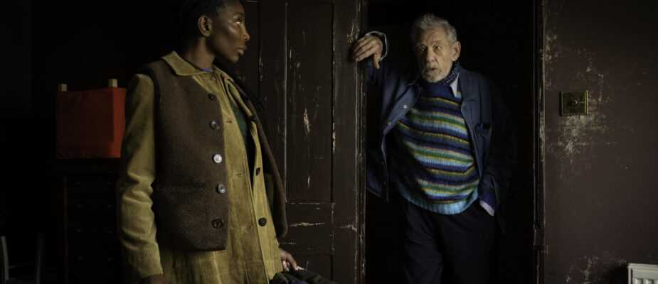 THE CHRISTOPHERS STILL 1 Michaela Coel and Ian McKellen Courtesy of NEON