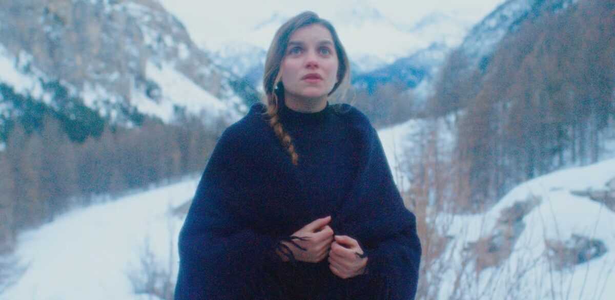 A film still from The Girl in the Snow