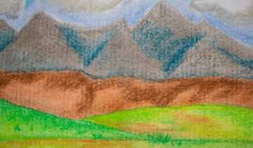 chalk pastel landscapes 2