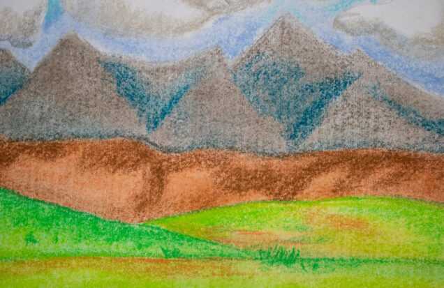 chalk pastel landscapes 2
