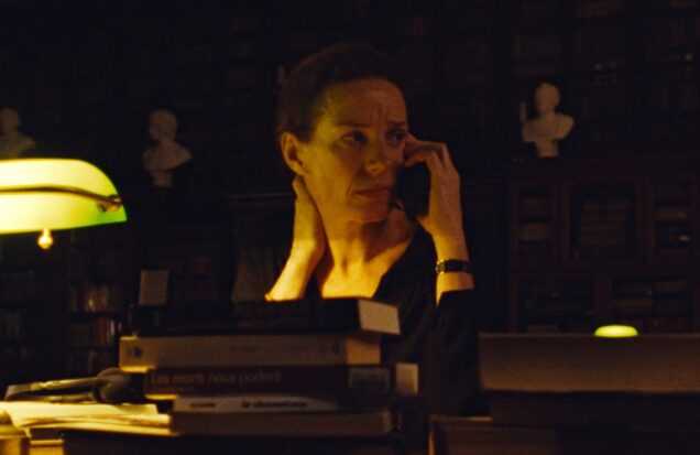 A film still from Chronovisor