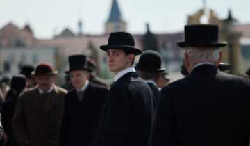 A film still from Franz