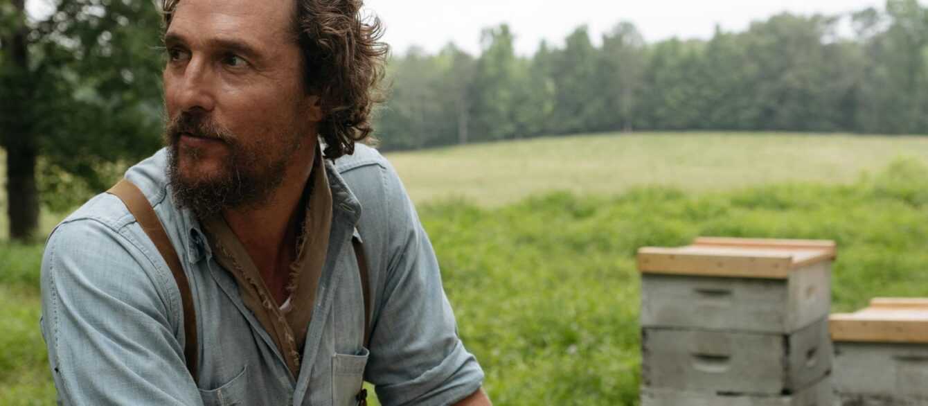 A film still from The Rivals of Amziah King.