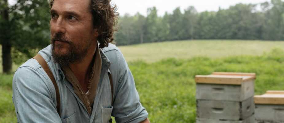 A film still from The Rivals of Amziah King.